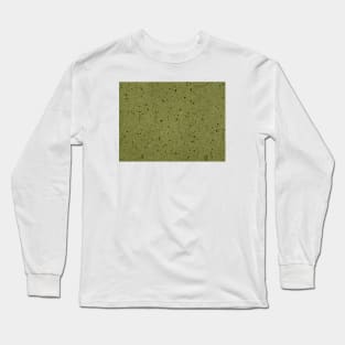 Olive Marble Texture Long Sleeve T-Shirt